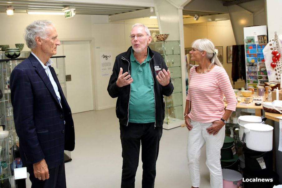 Video: Kulturminister Bertel Haarder besøgte Janus Bygningen i Tistrup.