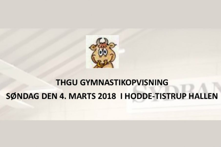 THGU - gymnastikopvisning 2018